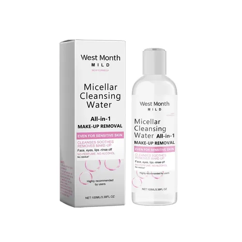 Agua Desmaquillante Suave West Month – Disuelve El Maquillaj