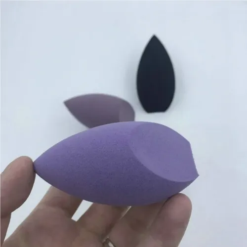 Esponja Suave Sin Látex Hidratable Corte Oblicuo Doble Cara/