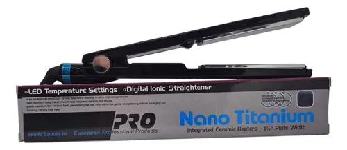 Planchita De Pelo Nano Titanium 250° Negro