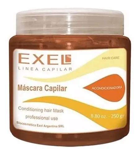 Mascara Capilar Exel Keratina 250 Gr Baño De Crema