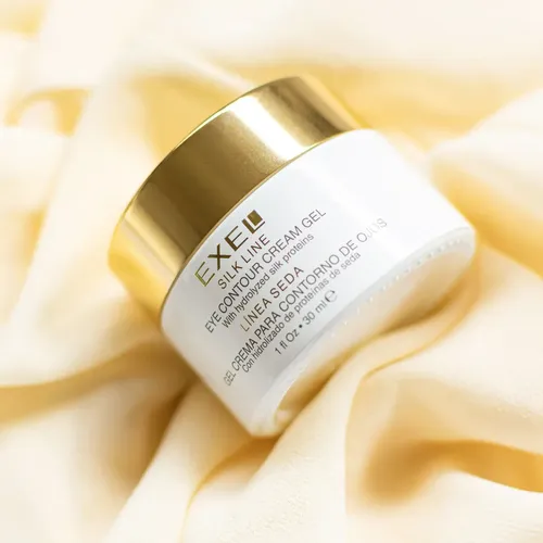 Gel Crema Contorno Ojos Exel Seda 30mL Para Todo Tipo De Piel