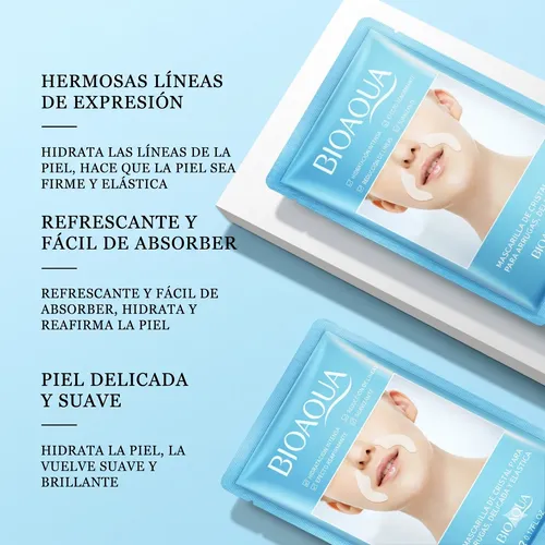 Mascarilla Parches Antiarrugas Nasogenianos Skincare Gel