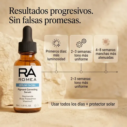 Serum Facial Romea Niacinamida 5% Manchas Poros 30ml 3×2