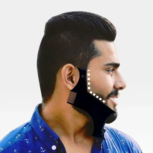 Herramienta Para Modelar La Línea Del Cabello Negra Beard Gu