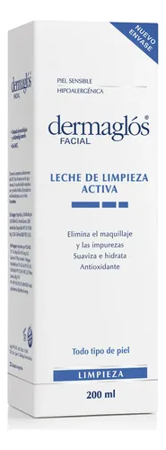 Leche Facial Dermaglós Limpieza Activa X 200 Ml