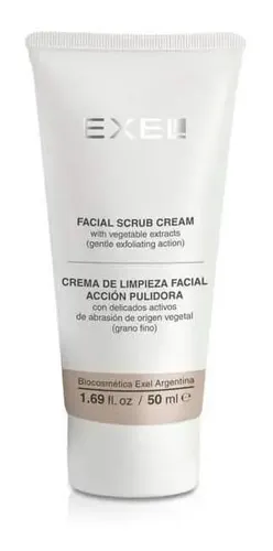 Crema De Limpieza Facial Exfoliante Acción Pulidora Exel