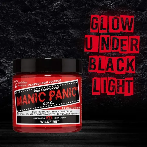 Coloración Semipermanente Wildfire De Manic Panic 4 Oz