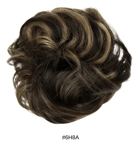 Maxi Rodete Postizo Moño Extension De Cabello Orgánico