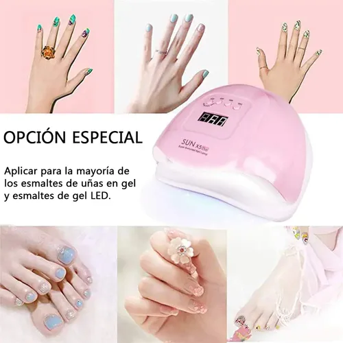 Cabina Uñas Acrilicas Gel Uv Led Profesional Sun X5 Plus 80w