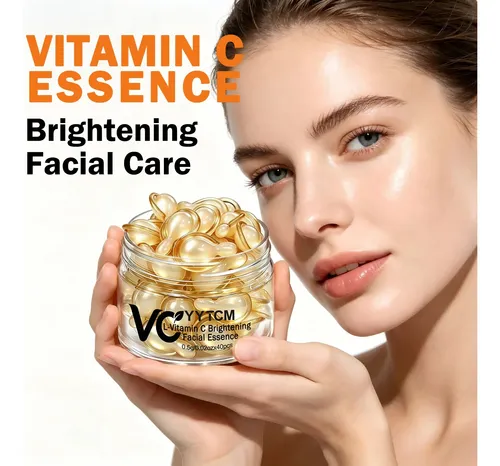 Yytcm Sérum Facial Vitamina C 0.5g X 40 Cápsulas Todo Tipo De Piel Día/noche