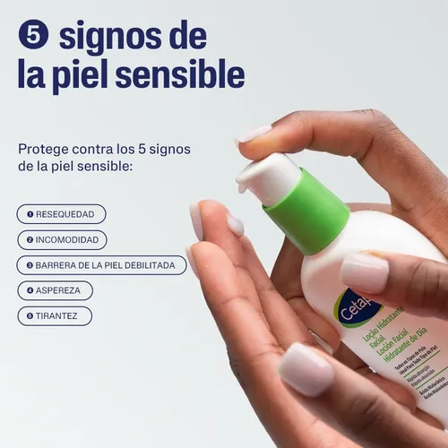 Loción Hidratante Facial De Día Cetaphil Con Ácido Hialurónico x 88 Ml