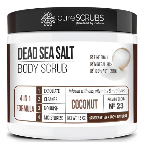 Exfoliante Corporal Coco 16oz Purescrubs Con Accesorios