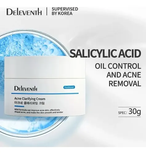 Crema Facial Clarificante Para Acne Deleventh 30g Acneica Día/noche