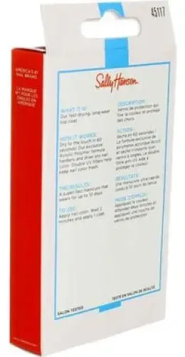 Sally Hansen Insta-dri Topcoat Claro 2 Piezas 13.3ml