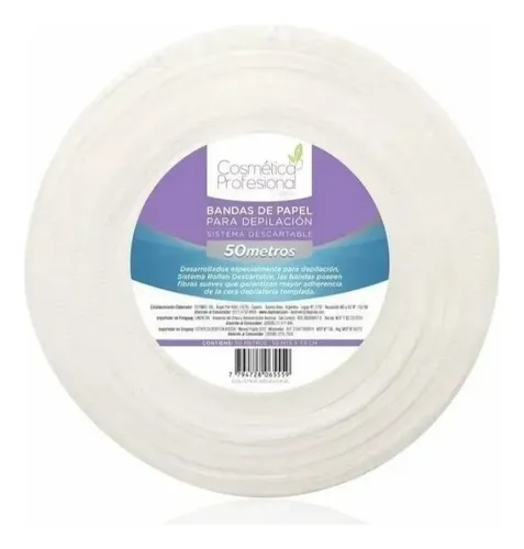 Bandas Depilatorias Descartables Depilacion Profesional 50mt