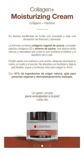 Lidherma Collagen Crema Antiarrugas Reafirma Tensor Antiage