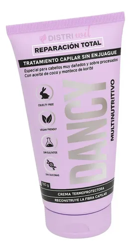 Tratamiento Capilar Sin Enjuague Dancy Reparacion Total Multinutritivo Hidratante Con Aceite De Coco Y Manteca Karite X150g Reconstruye La Fibra Otowil