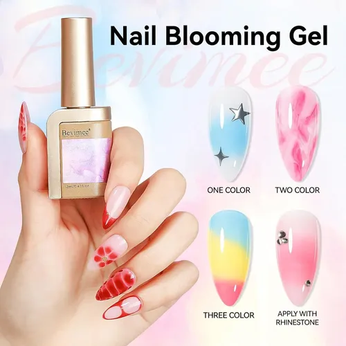 Gel De Floración Transparente Bevimee 12 Ml Para Uñas