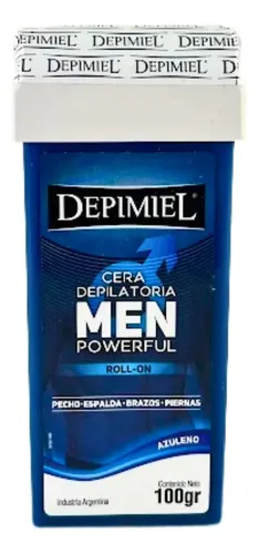 Combo X24 Ceras Roll On Men Powerfull Azuleno Depimiel