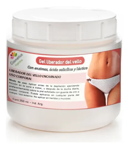 Gel Liberador De Vello Pelitos Encarnados Foliculitis X 250g