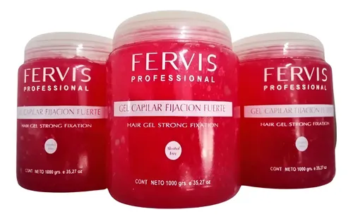 Kit Gel Fijacion Fuerte X 1 Kg. Fervis X 3