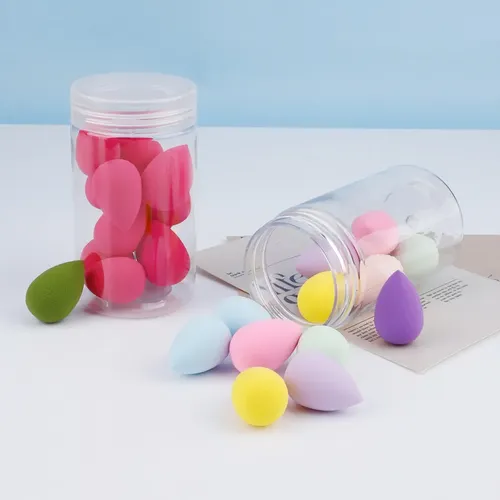 Paquete De 12 Esponjas De Belleza Multicolor Húmedo Y Seco