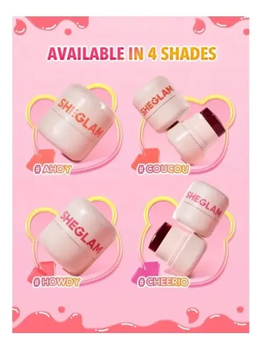 Sheglam Jelly Blush Stick Tono Del Maquillaje Cocou
