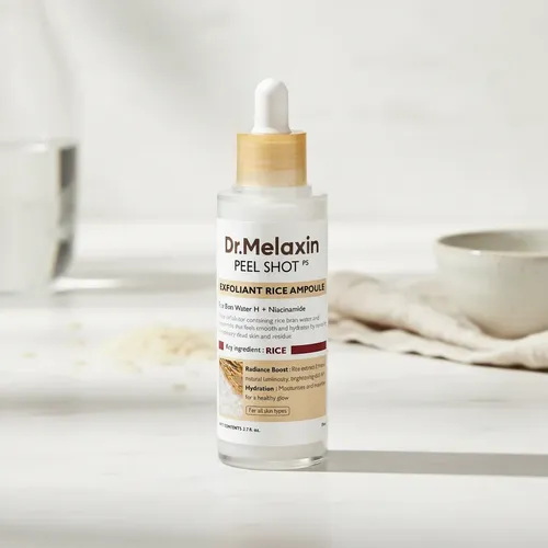 Dr. Melaxin Peel Shot Exfoliante Rice Ampoule 80ml K-beauty
