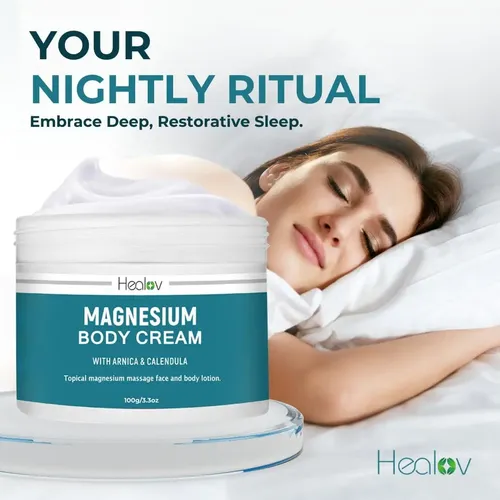 Crema De Magnesio: Loción De Magnesio Puro Para Alivio Y Del