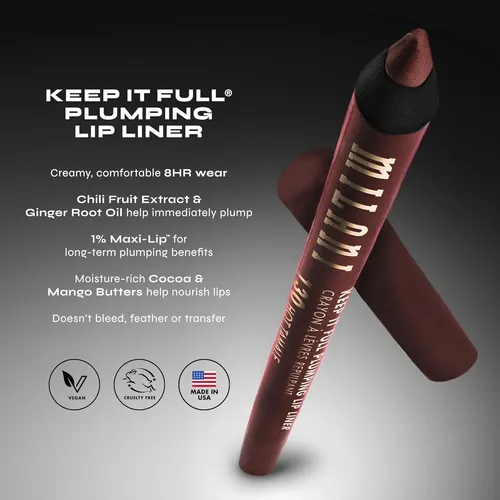 Lápiz De Labios Volumizador Milani Full Plumping Fire Sign