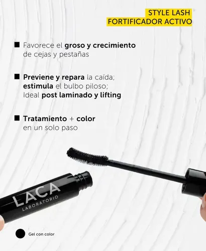 Fortificador Activo Con Color Para Cejas Y Pestañas Laca