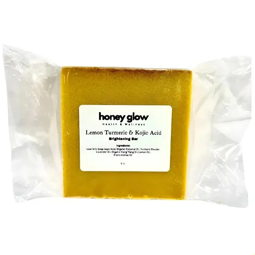 Jabón Iluminador Honey Glow, Limón, Cúrcuma Y Ácido Sk
