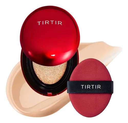 TIRTIR Mask Fit Red Cushion 21N IVORY 18g Cobertura, Larga Duración e Hidratación
