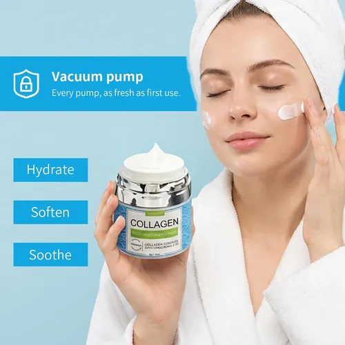 Crema Facial De Colágeno Con Ácido Hialurónico Santymo