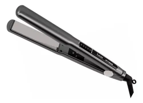 Plancha Premiun Para Alisados 220v Pantalla Led Gris Lizze
