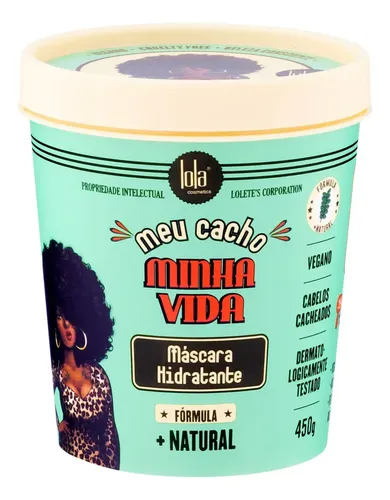 Lola Meu Cacho Minha Vida Mascara Hidratante Rulos 450 Grs