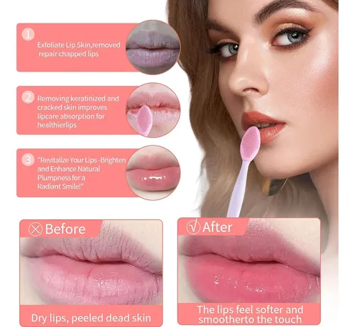 Juego Exfoliante Silicona Facial 2+3 Labios Yoizyfree