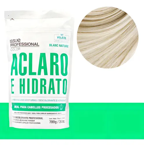 Polvo Decolorante Blanc Nature 700g Issue Professional