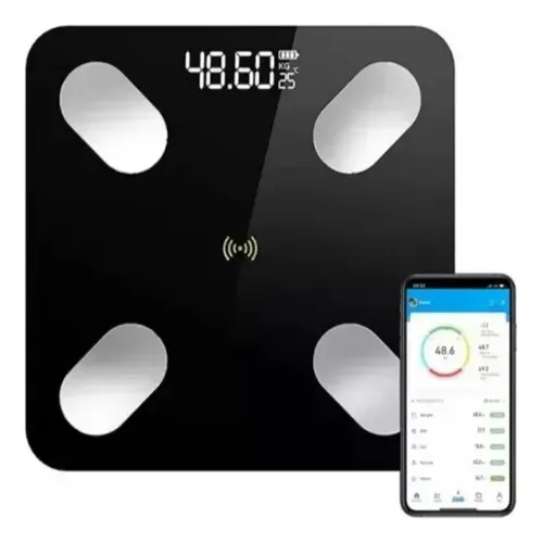 Balanza Digital Smart para Baño de 180 kg con Bluetooth y Sincronización App