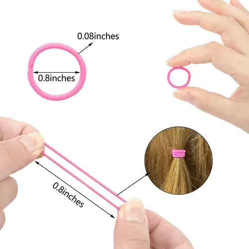Cintas Para El Pelo Céllot, 360 Unidades, Elásticas, Multico