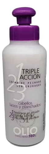 Crema De Peinado Sin Enjuague Lacios Olio 160g