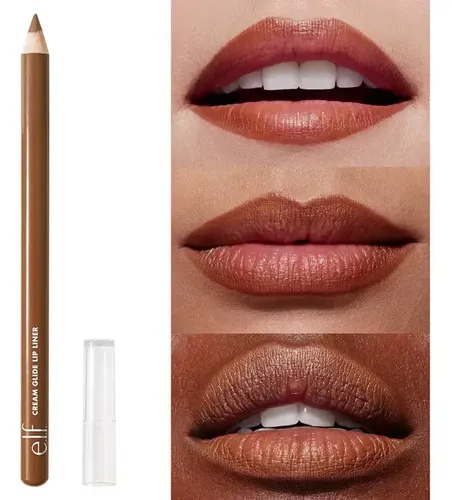 Lápiz delineador de labios E.l.f. Cream Glide Lip – The Tea Semi-mate Spill