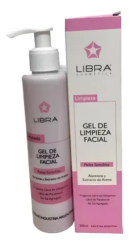 Gel De Limpieza Facial Piel Sensible 200ml Libra Cosmetica
