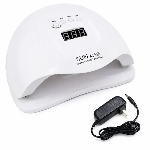 Cabina Uv Led Uñas Sun X5 Plus 120w | 36 Leds Sensor Infrarrojo | Timer 4 Tiempos 10-30-60-99s | Gel Semipermanente Polygel Pantalla Lcd