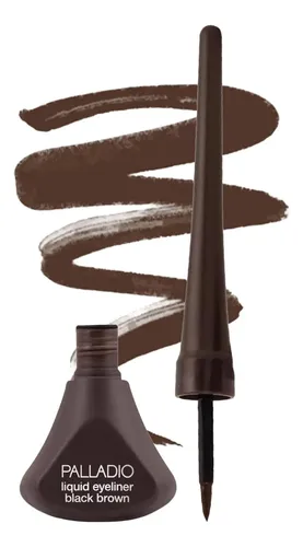 Delineador Líquido Palladio Black Brown Para Ojos