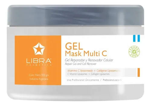 Máscara Facial Gel Mask Con Vitamina C Libra 500g X 3