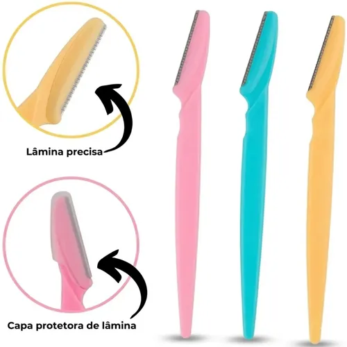 Kit de depilación de cejas Dermaplaning 6 unidades