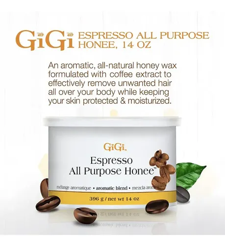 Cera Depilatoria Gigi Espresso Honee 14 Oz