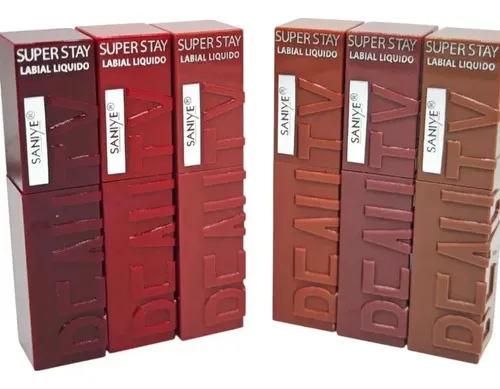 Labial Liquido Mate Saniye Superstay Indeleble L1330 Color Tono 02 Nude