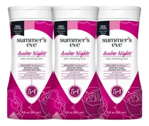 Lavado Femenino Summer’s Eve Amber 5x2x6 In